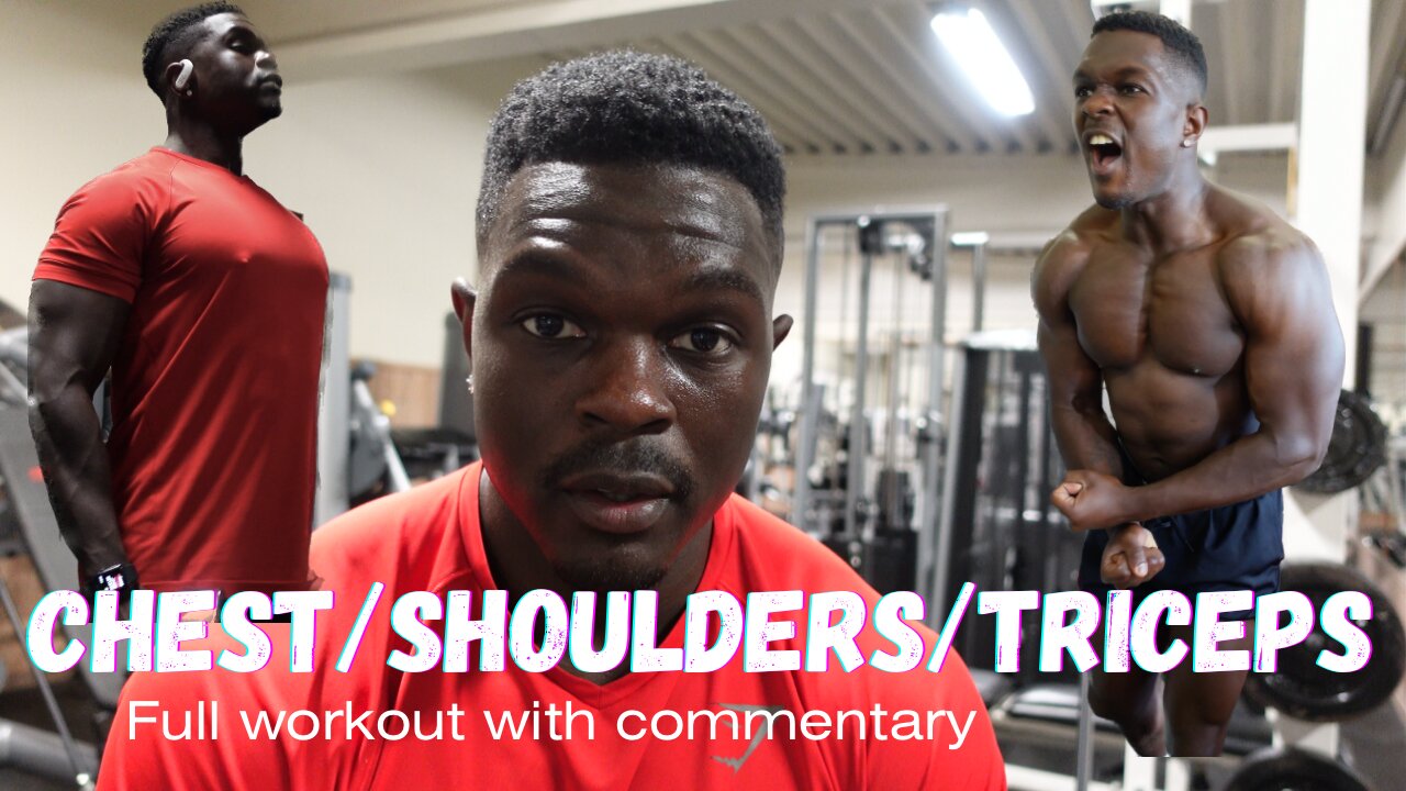 FULL CHEST/SHOULDER/TRICEPS WORKOUT