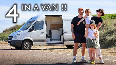 Family of 4 Embrace Minimalistic VAN LIFE | FULL TIME VANLIFE | VAN TOUR