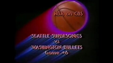 1978-06-04 NBA Championship Series Game 6 Seattle Supersonics vs Washington Bullets