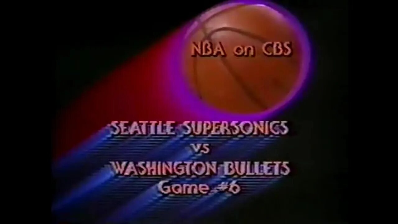 1978-06-04 NBA Championship Series Game 6 Seattle Supersonics vs Washington Bullets