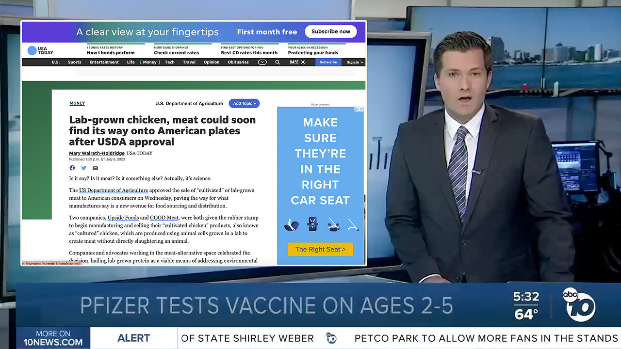 Food Vaccines? | USDA Approves First Lab-Grown Meat to Be Sold to the Public | How to Feed Your Family Without Feeding Them Lab-Grown Meat & Food Vaccines?