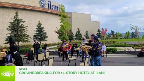 Groundbreaking for 14-story hotel at ilani