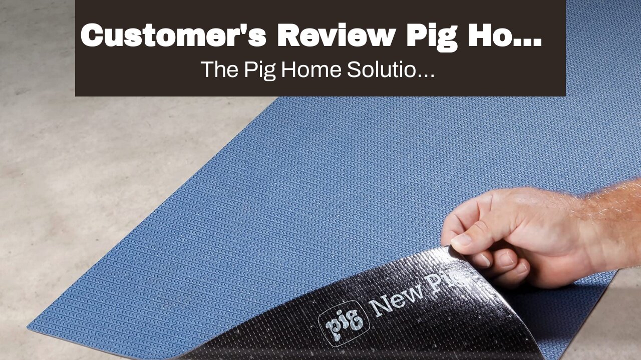 Customer's Review Pig Home Solutions Water Absorbent Mat - Reusable - 20 Pack - 15" x 19" Pads...