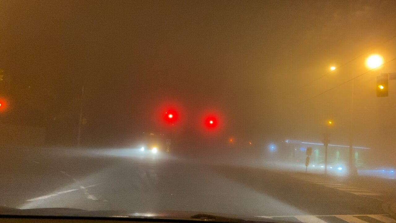 Foggy drive!!