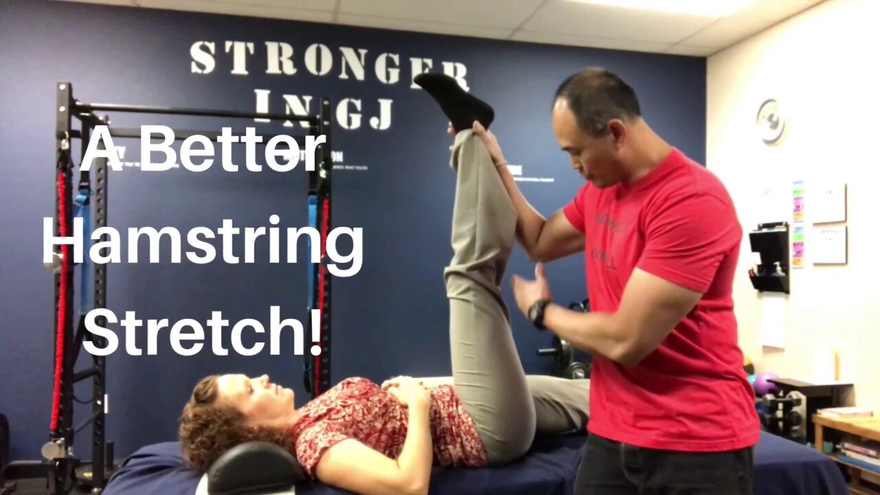 A Better Hamstring Stretch! | Dr K & Dr Wil