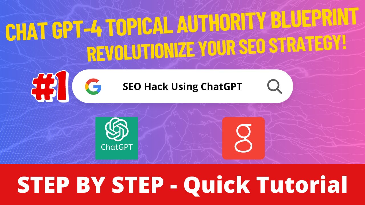 ✅ Chat GPT-4 SEO Hack: Strengthen Topical Authority & Outrank Competitors! 🥇