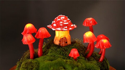 ❣DIY Fairy Garden Mushroom Lights❣