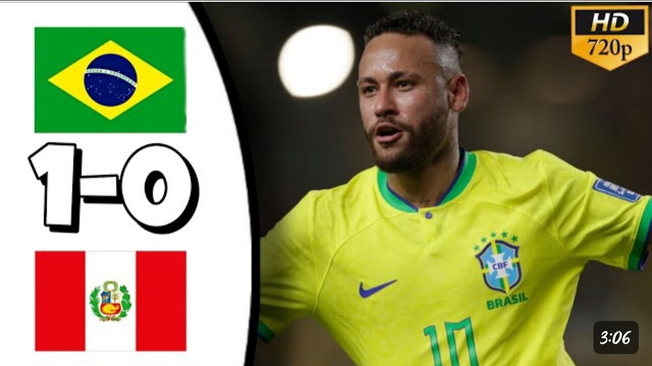 brazil vs Peru 1-0 all goals 🔥 match highlights 🔥full HD new 2023