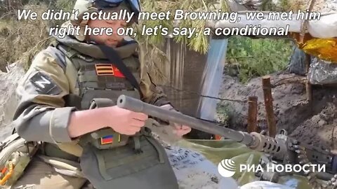 Russian Forces Seized A Lot Of American Heavy Machine Guns (M2 Browning) From The Ukrainian Army