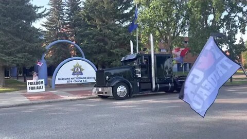 Free Tamara Lich Rally at Medicine Hat Remand Center