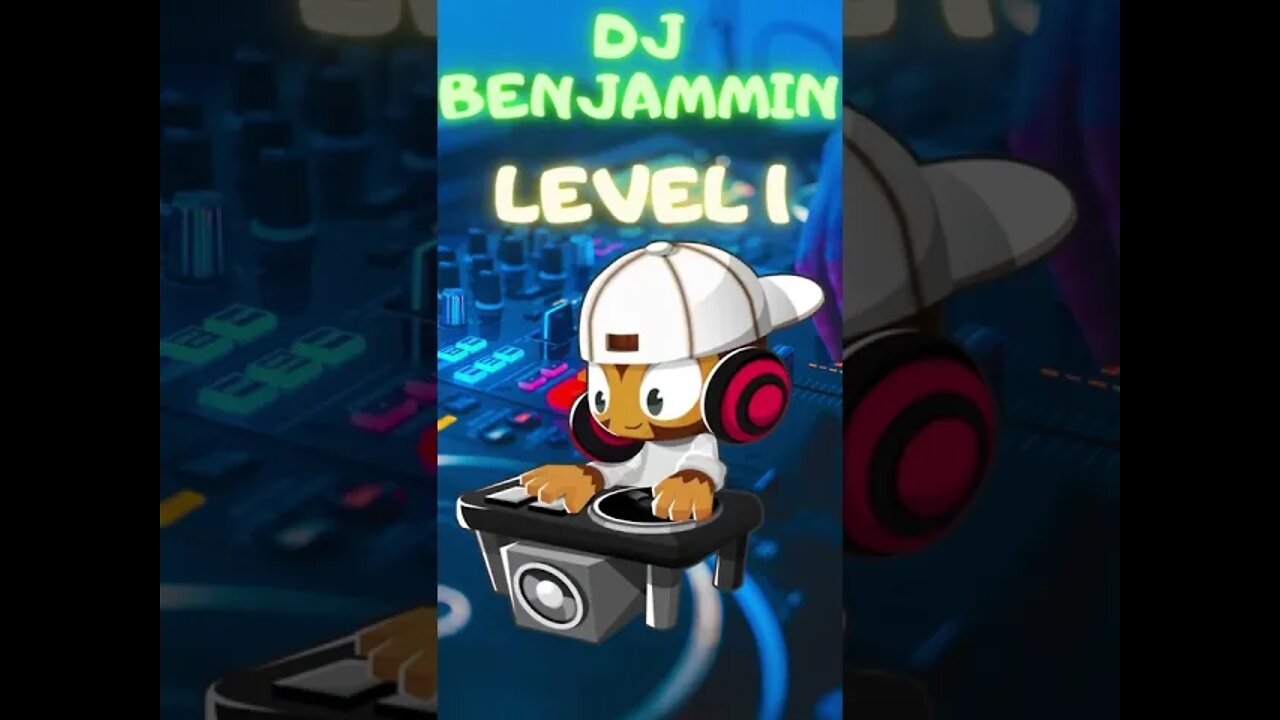 DJ Benjammin Level Evolution / Bloons TD 6 Hero #Shorts