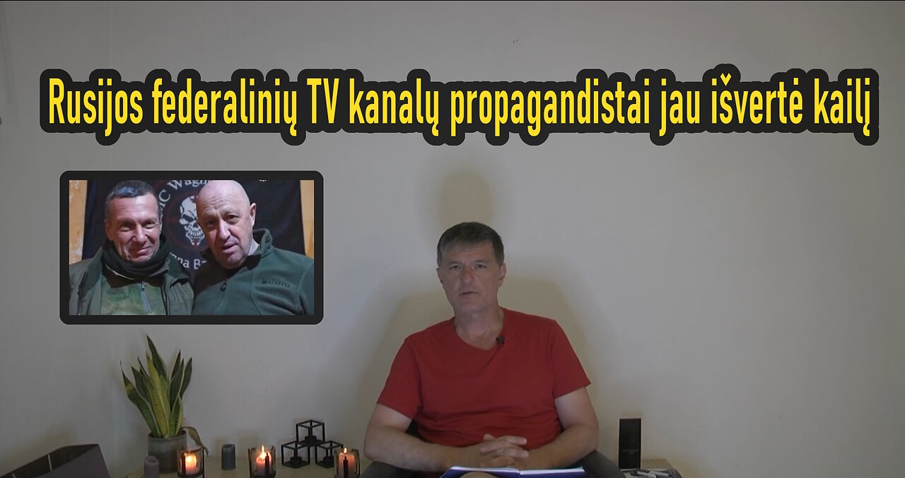 Rusijos federalinių TV kanalų propagandistai keičia kailį