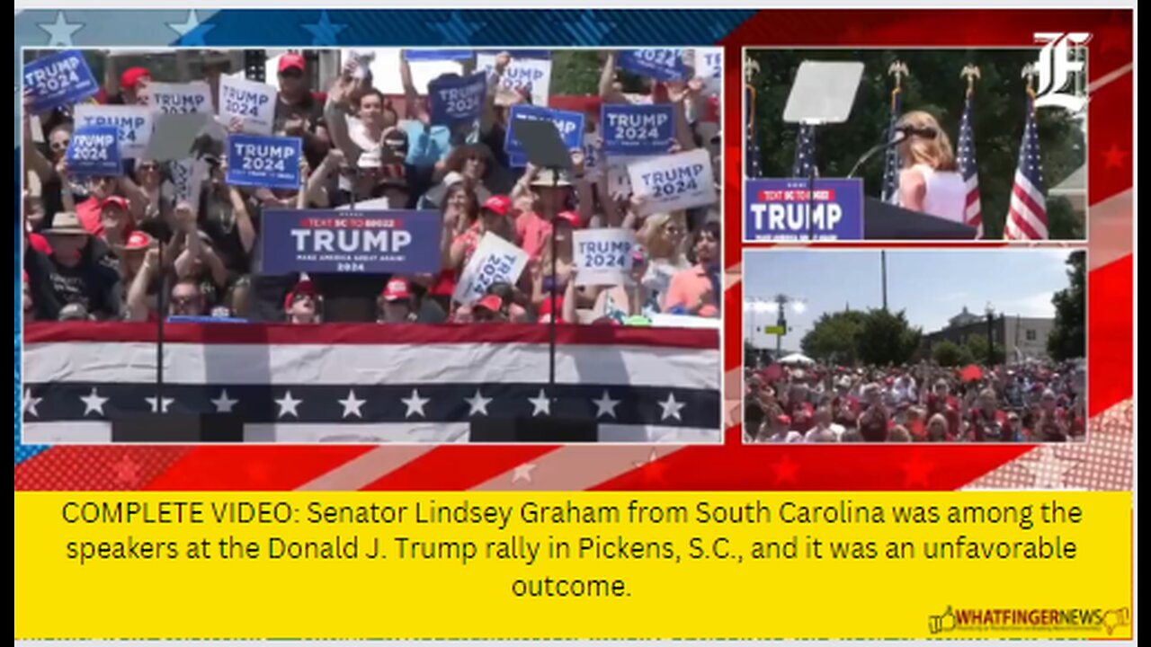 COMPLETE VIDEO: Senator Lindsey Graham from South Carolina was among the speakers