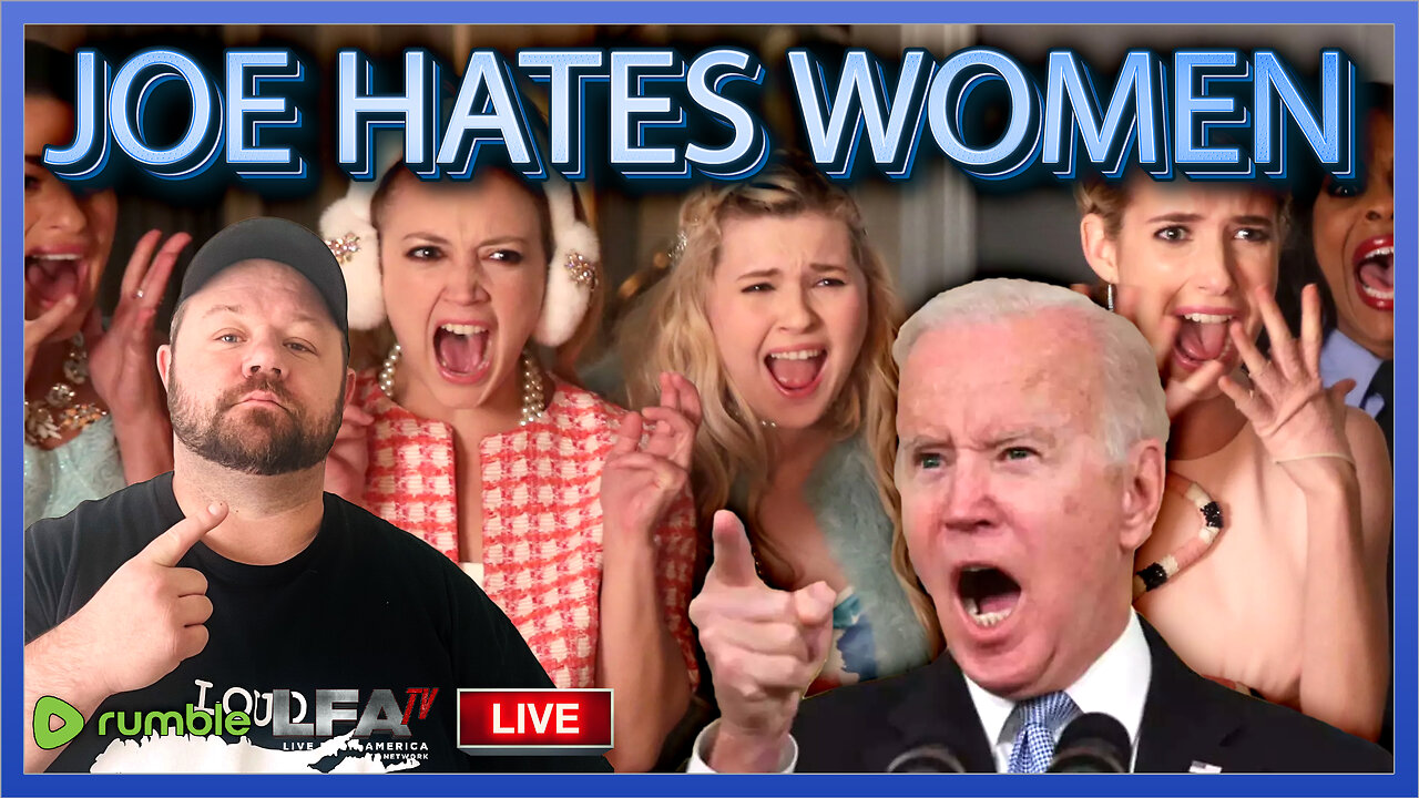 JOE BIDEN HATES WOMEN, HE CAN ONLY SCARE THEM | LOUD MAJORITY 4.24.24 1pm EST