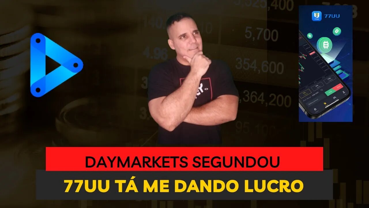 #quartou#daymarkets #mercado em queda#77UU me dando bons lucros