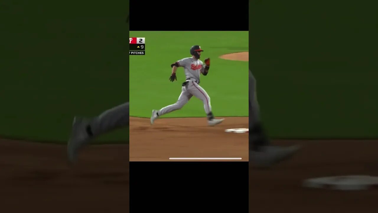 Orioles Rookie Colton Cowser Doubles in the Go ahead run VS Phillies