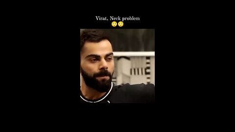 Virat Kohli neck problem