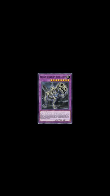 Yu Gi Oh! Fossil Dragon Skullgios