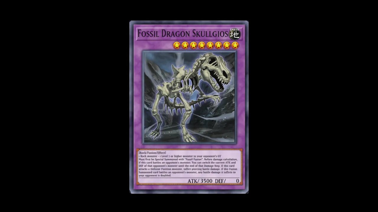 Yu Gi Oh! Fossil Dragon Skullgios