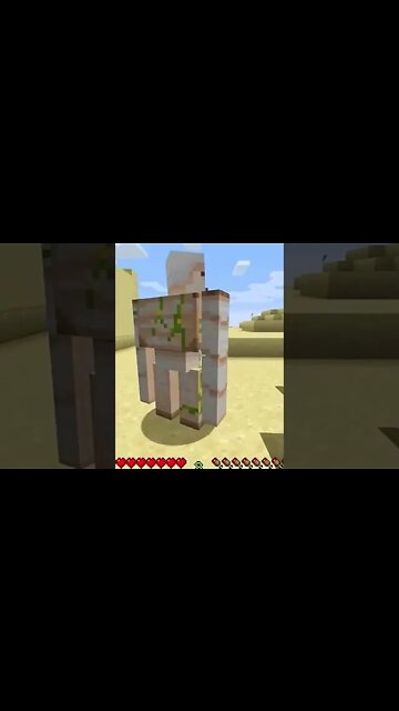 MINECRAFT: ATHOS BISBILHOTANDO UMA VILA NO DESERTO #shorts