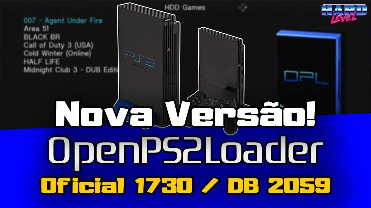 Open PS2 Loader (OPL) OFICIAL 1730 / DB 2059 - Nova versão! Confira as Novidades!