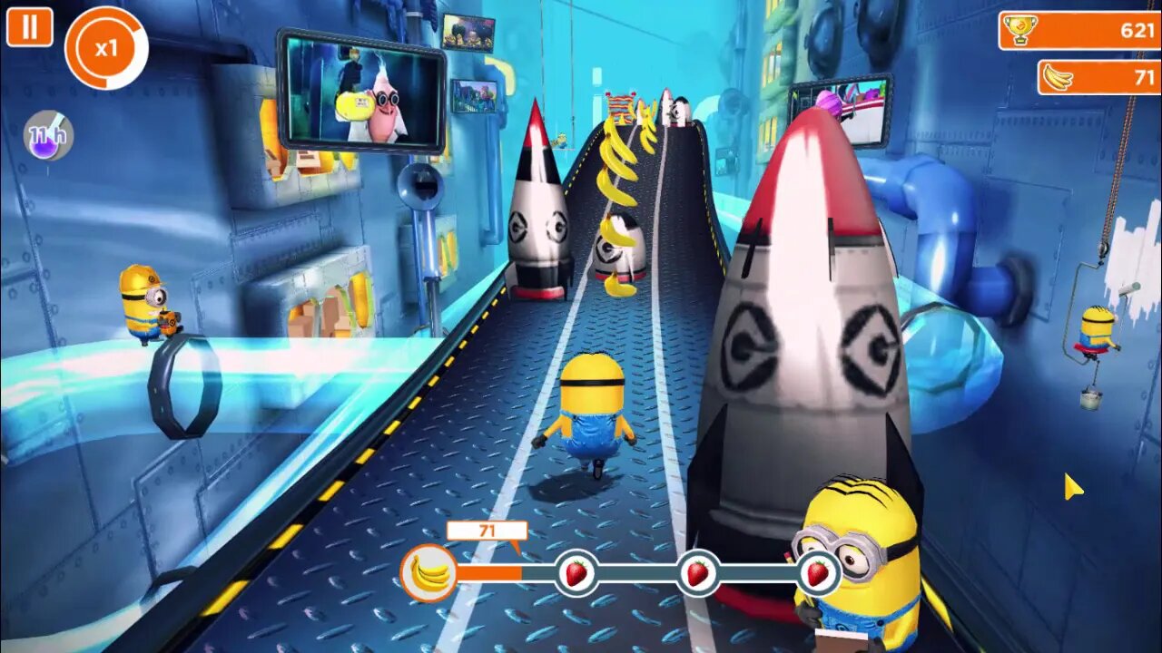 Despicable Me Minion Rush Level 9 - Collect 110 Bananas