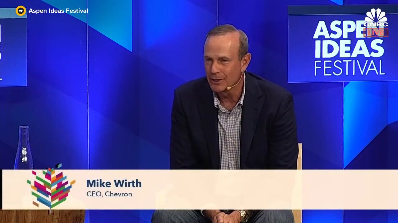 Chevron CEO Mike Wirth discusses clean energy transition at Aspen Ideas Festival - June 26, 2023