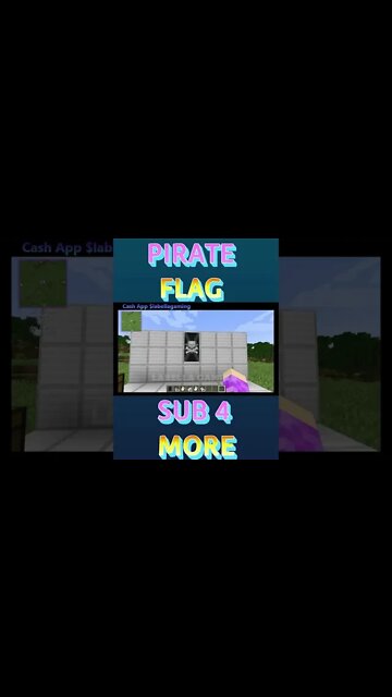 Minecraft: Pirate Flag Banner