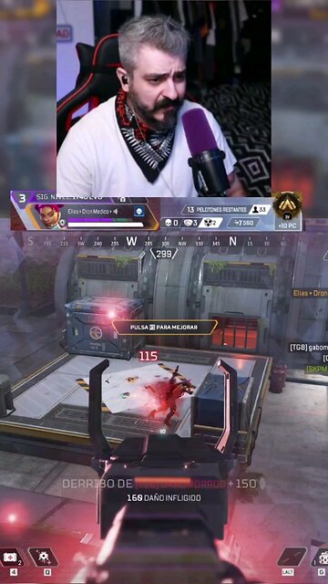 los teníamos a un lado, sigo mejorando con lifeline 🤭🤩 #apex #apexlegends #eliasprotest
