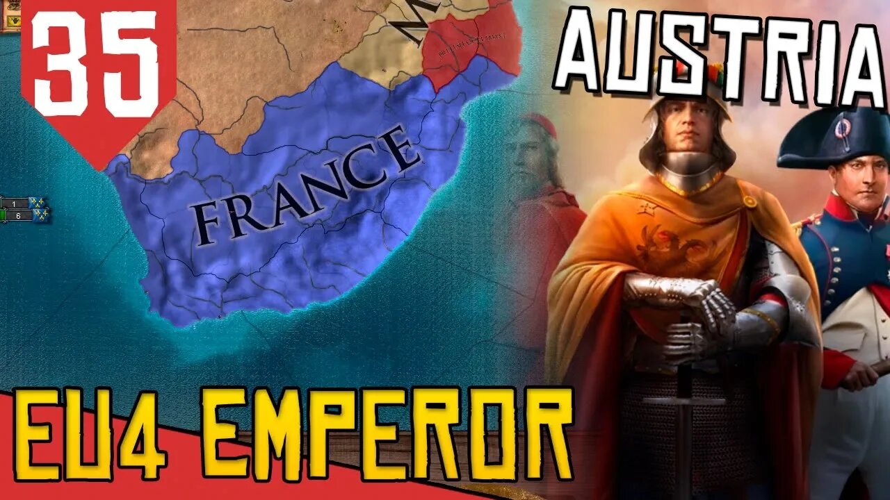 Baguncinha em PARIS - EU4 Austria #35 [Série Gameplay Português PT-BR]