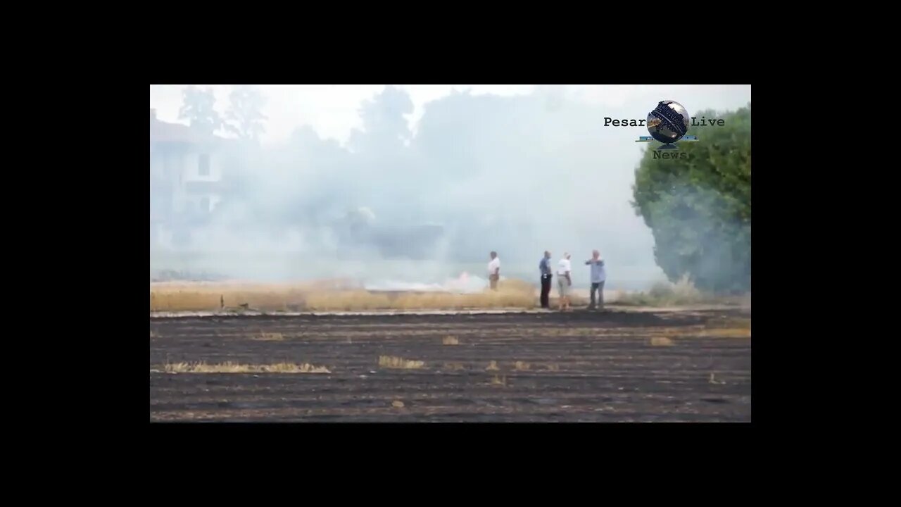 incendio: zona rurale di Gerenzano.