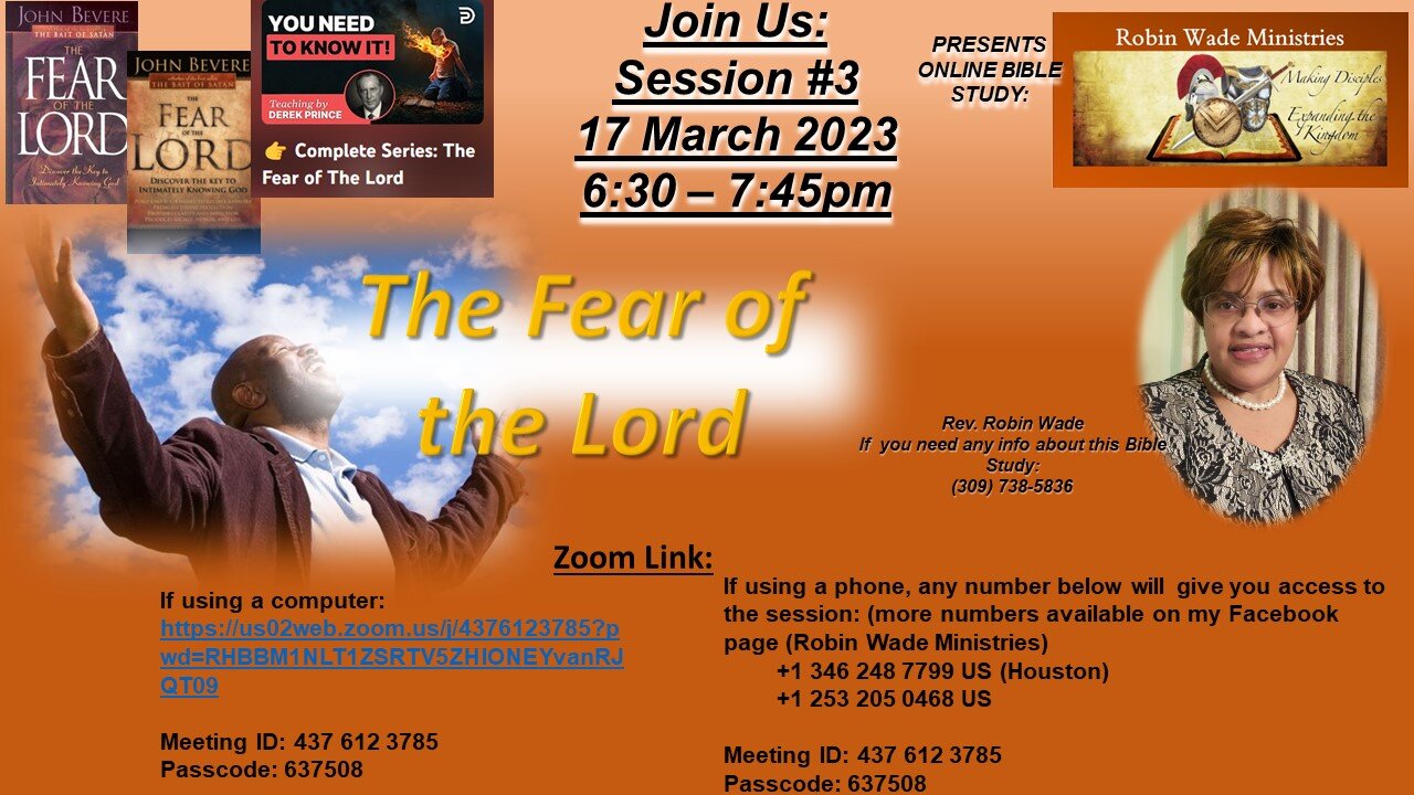 The Fear of the Lord session #3