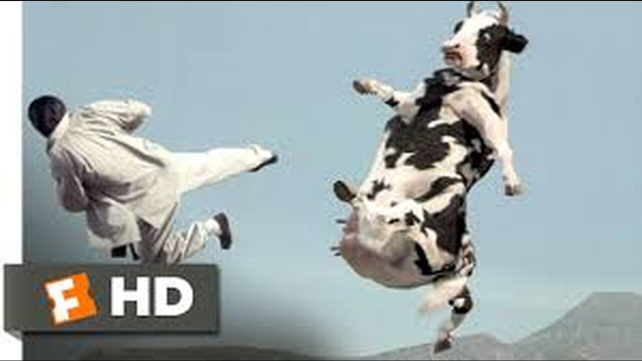 Kung pow: enter the first (4/5) movie clips - cow fight (2002) hd