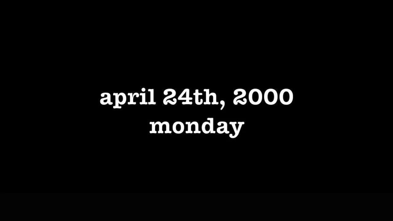 YEAR 18 [0098] APRIL 24TH, 2000 - MONDAY [#thetuesdayjournals #thebac #thepoetbac #madjack]