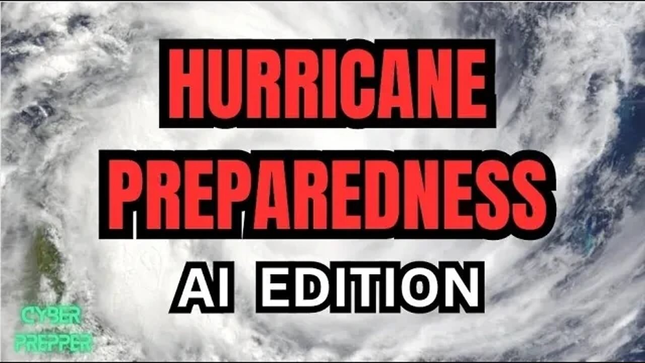 AI Chatbot Prepping for Hurricane