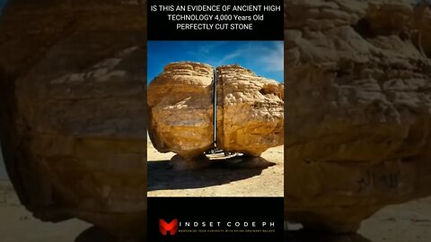 A natural split? Or Ancient High Technology? LASER OR EROSION?