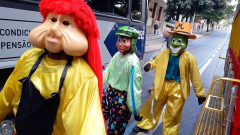 SUPER PULO NINJA, FOFÃO, MARIO E BEN10 DANÇANDO NA CARRETA DA ALEGRIA, LIKE