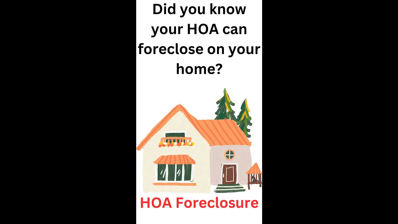 Did you know your HOA can foreclose on your home?