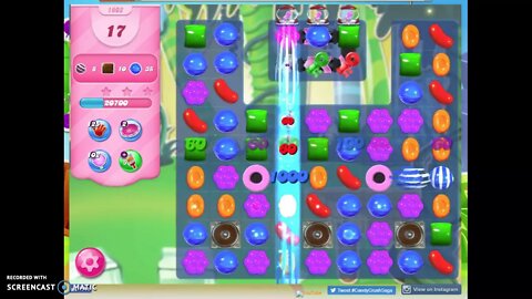 Candy Crush Level 1603 Audio Talkthrough, 2 Stars 0 Boosters