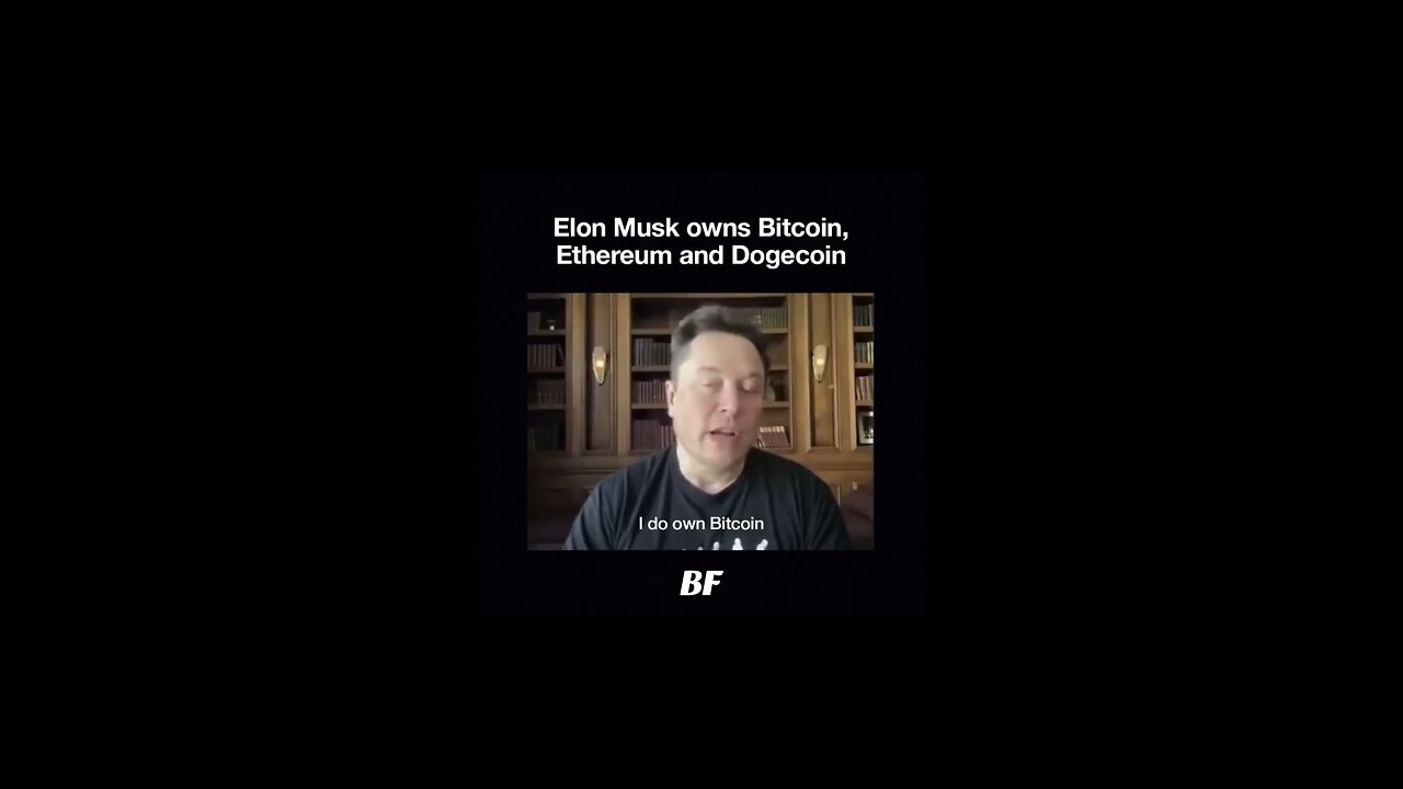 Elon musk owns Bitcoin, ethereum and Doge!