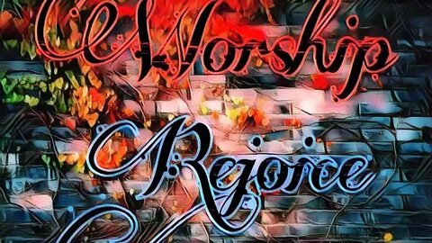 Worship Rejoice repeat part 3 -Jacob Kitson.