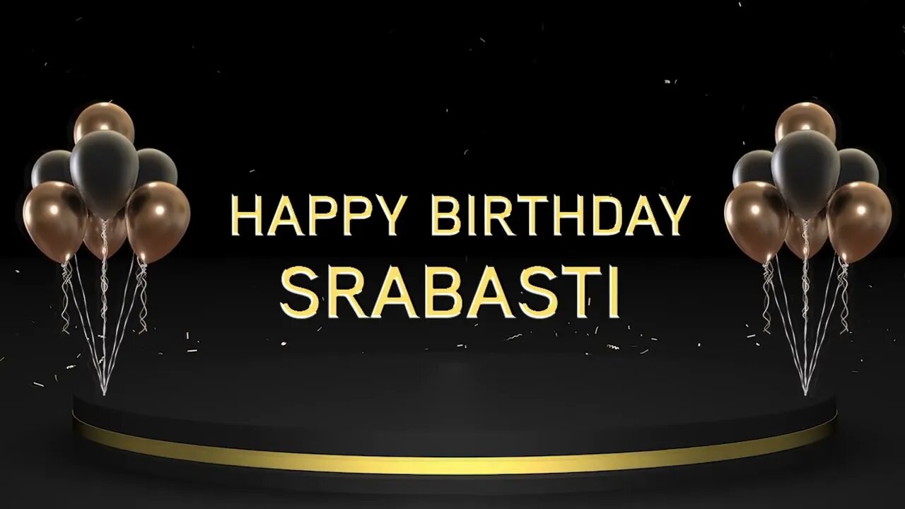 Wish you a very Happy Birthday Srabasti