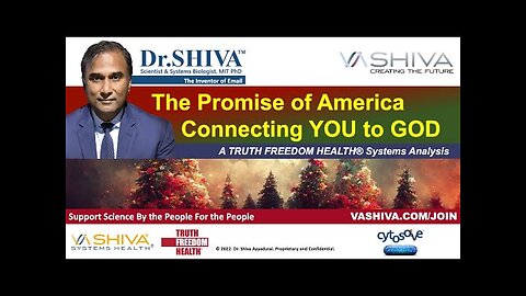Dr.SHIVA LIVE: The Promise of America - Connecting YOU to GOD!