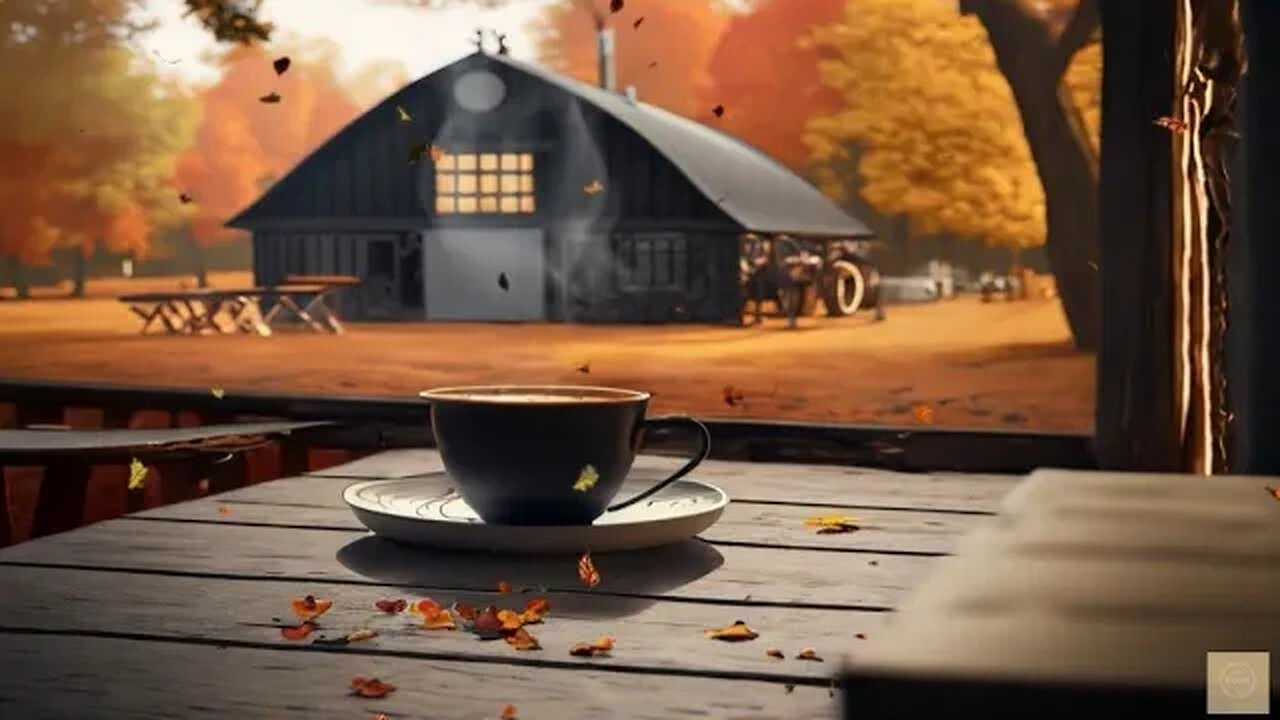 🌻 Country Coffee Shop Ambiance and Lattes~Autumn in a Cup🍂🌻🍂