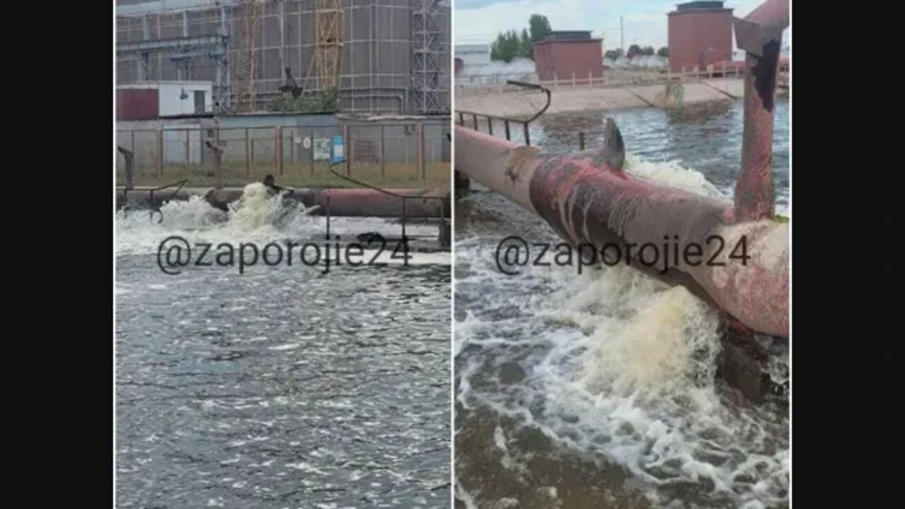 Cooling pipes of Zaporozhie nuclear plant damaged by Ukrainian shells