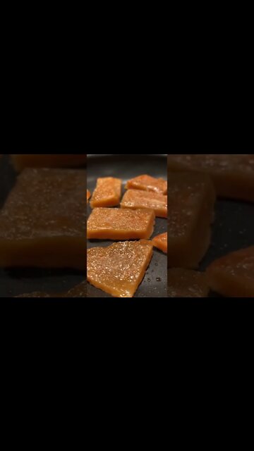 🧧 Sticky Stretchy Nian Gao (Chinese New Year Rice Cakes) 年糕 #shorts