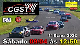 CAMPEONATO GAÚCHO DE SUPER TURISMO | 1ª Etapa 2022 | Ao Vivo