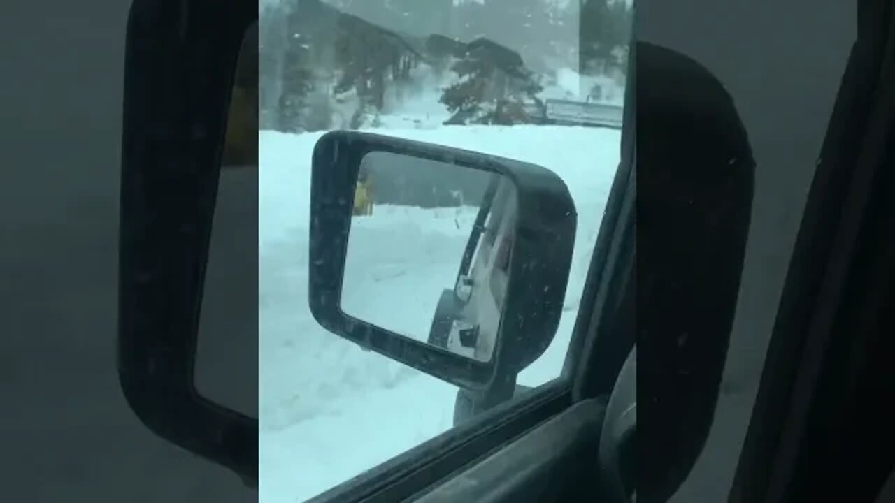 Preview of winter to come. This was last year