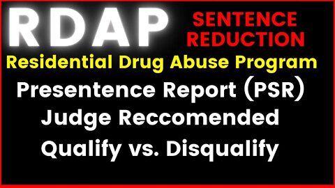 RDAP Sentence Reduction Q&A | RDAP DAN