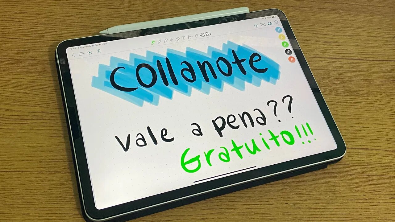 O MELHOR APP GRATUITO para o iPad! BAIXE AGORA! Review do Collanote